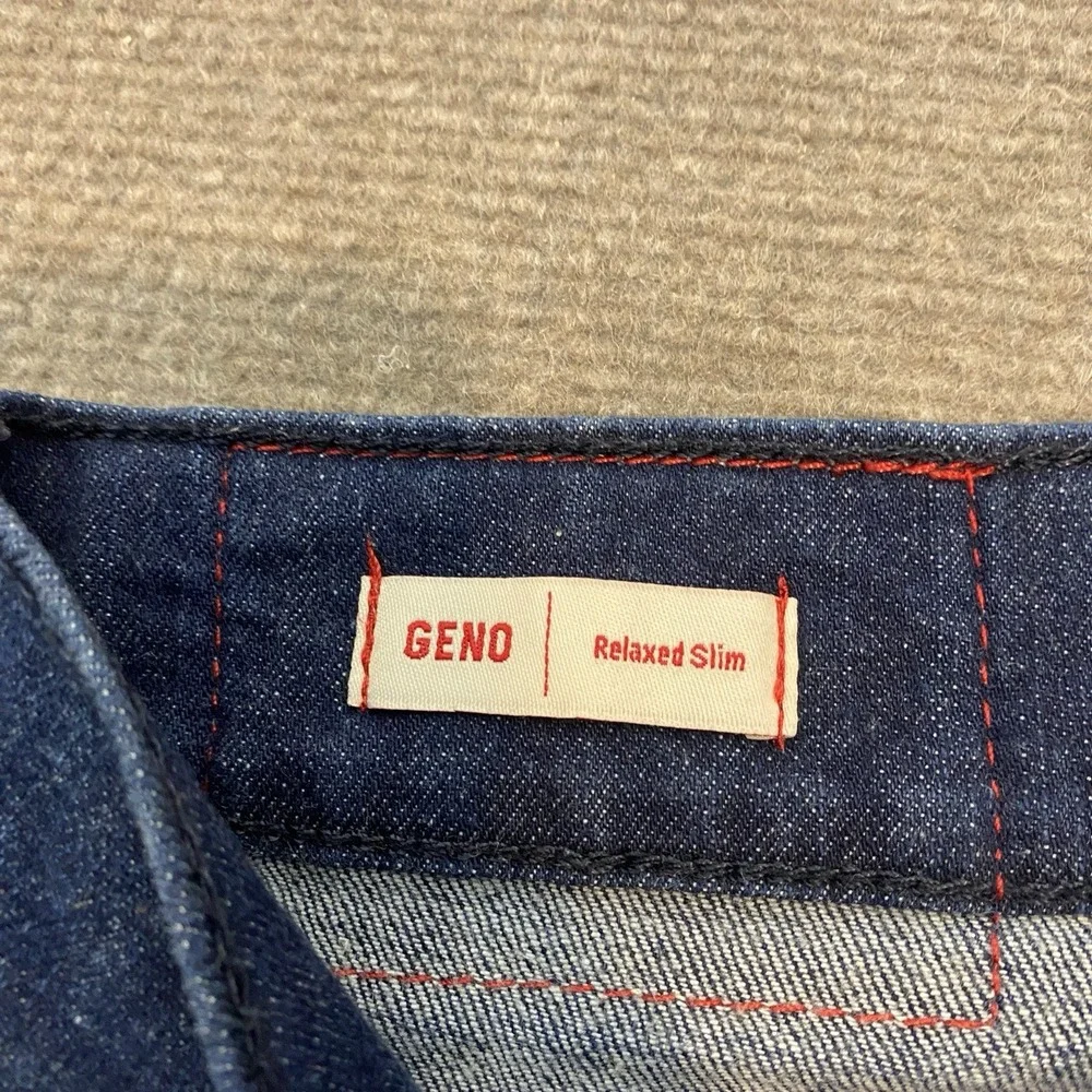 True Religion Mens Jeans Blue Size 42 Fits 43x32 GENO Relaxed‎ Slim Straight